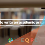 how to write an academic argument