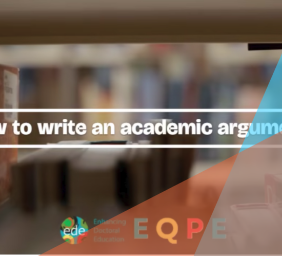 how to write an academic argument
